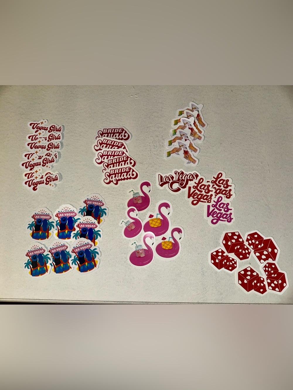 Las Vegas Sticker Pack (Girl’s trip/bachelorette)
